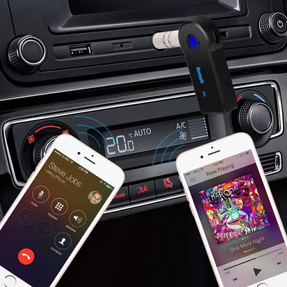 2 in 1 Wireless Bluetooth 5.0 Transceiver Adapter 3.5 Car Music Audio AUX Car Bluetooth Receiver Bluetooth Adapter for PC Laptop